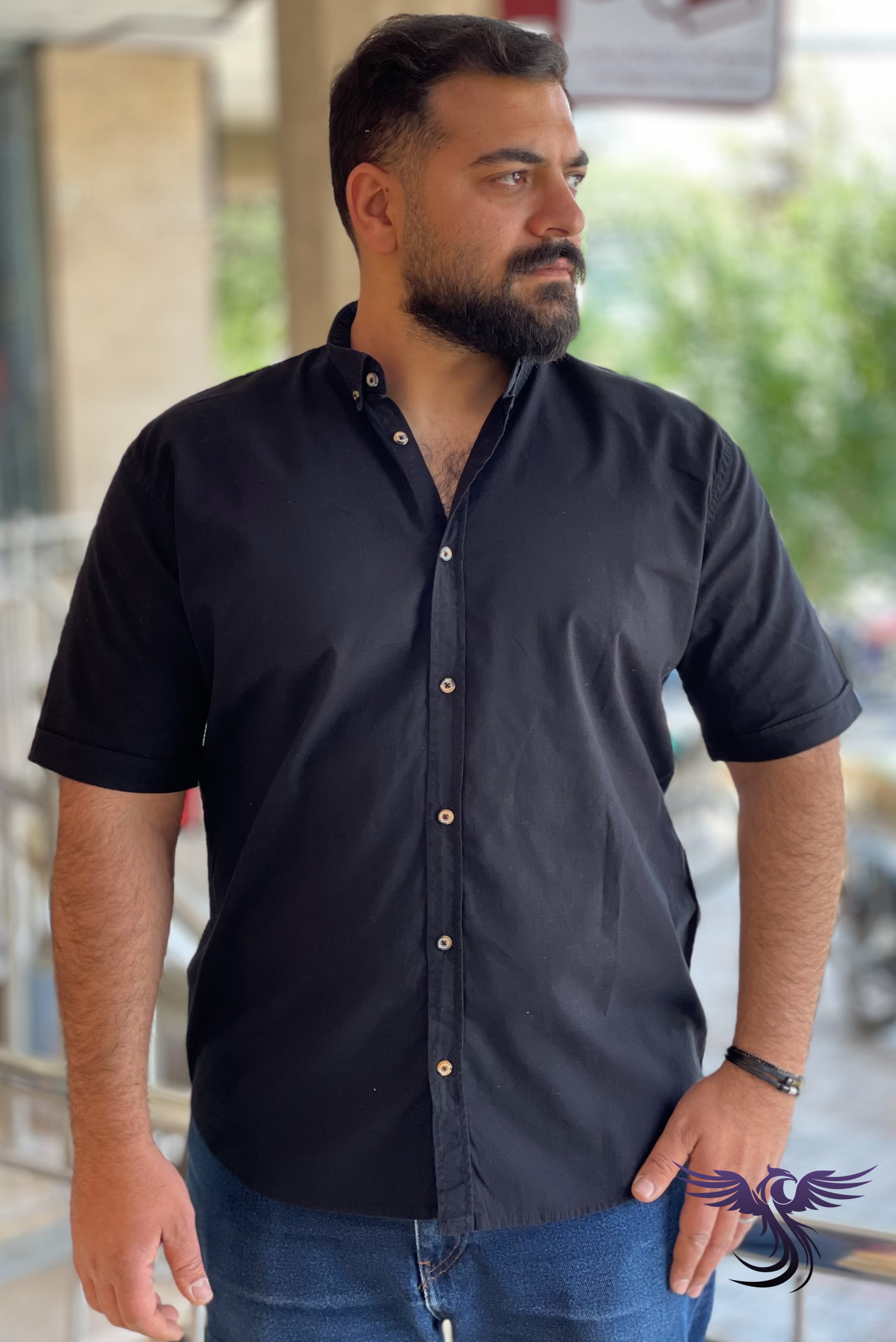 پیراهن نخی مردانه تابستانی