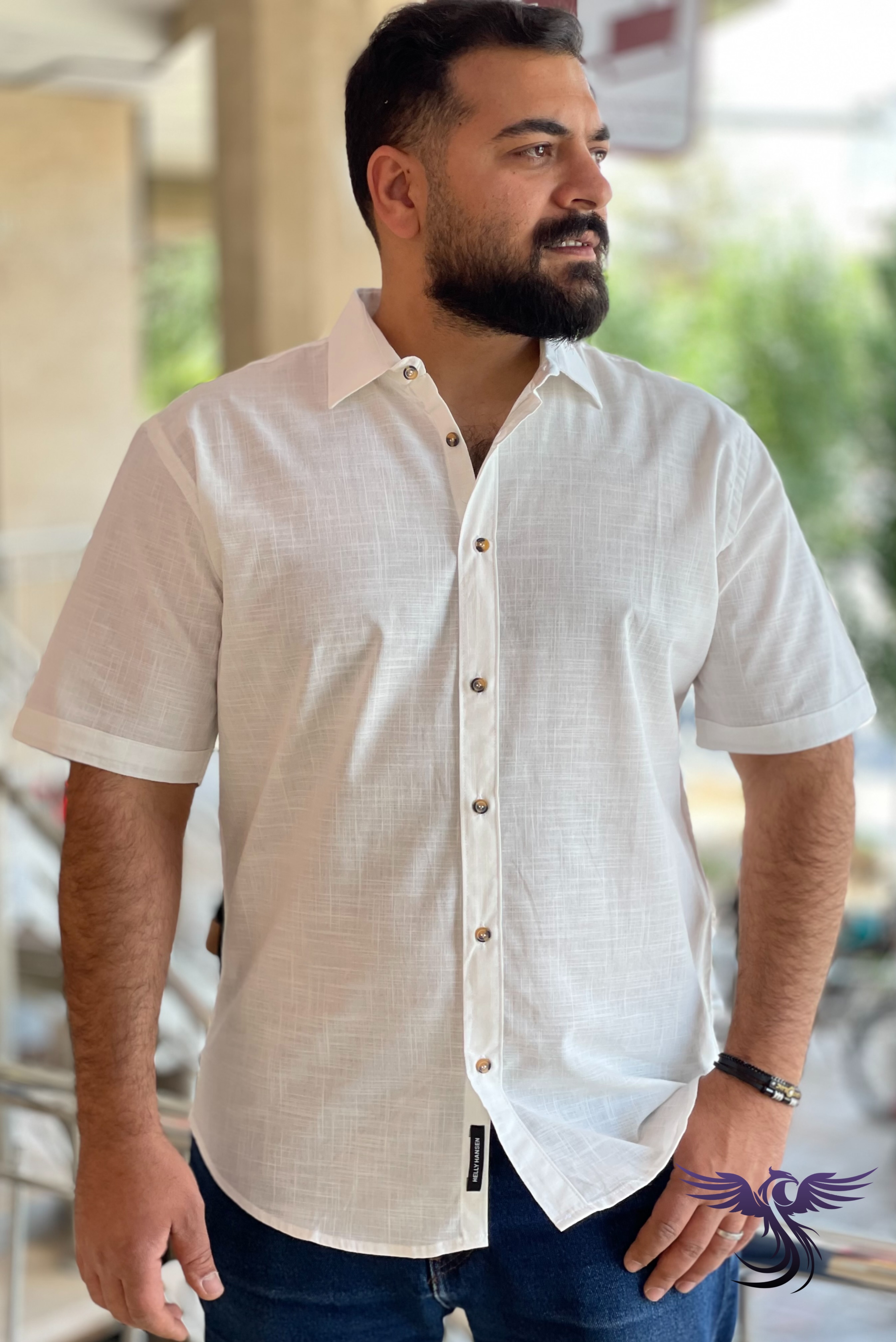 پیراهن نخی مردانه تابستانی