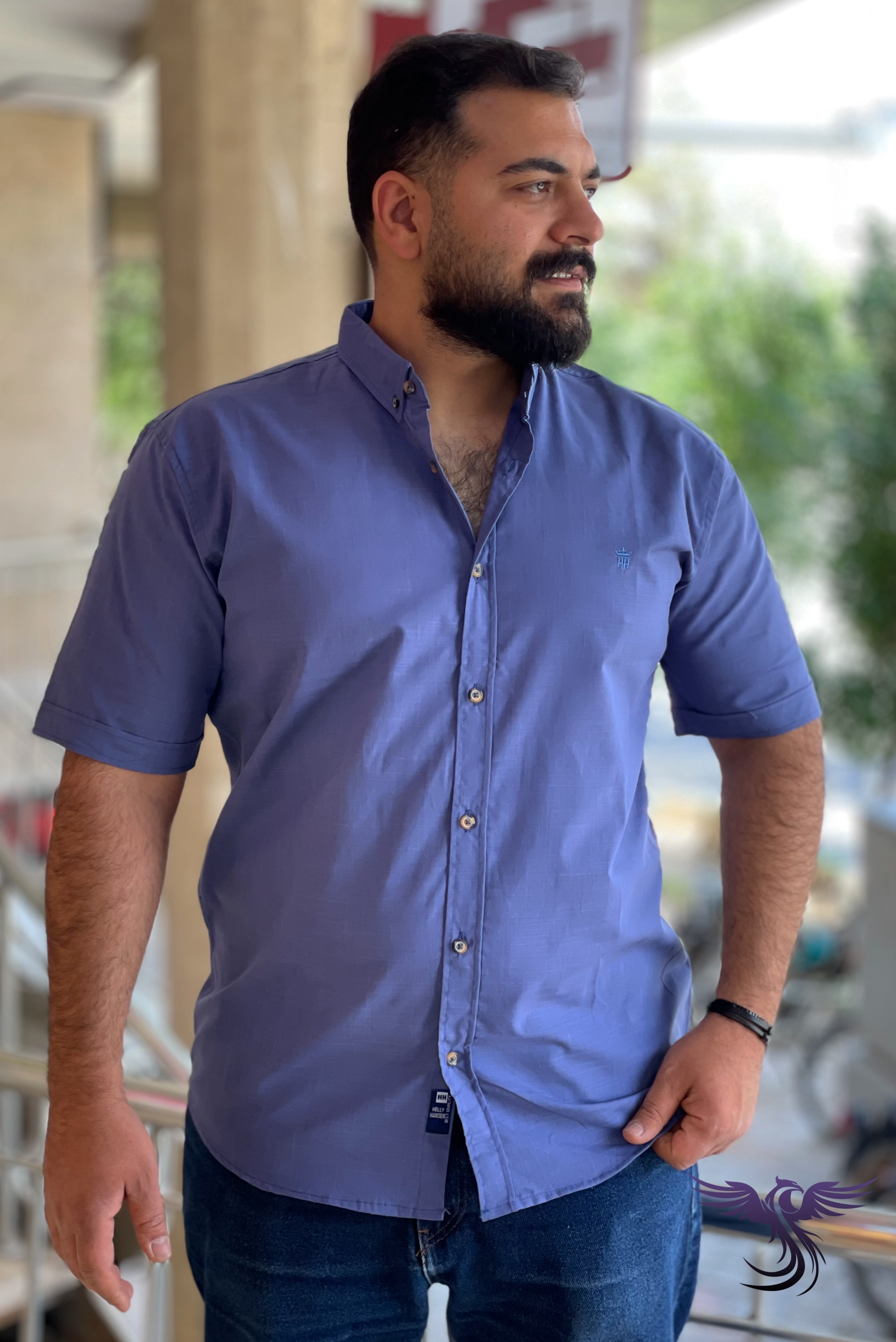 پیراهن نخی مردانه تابستانی