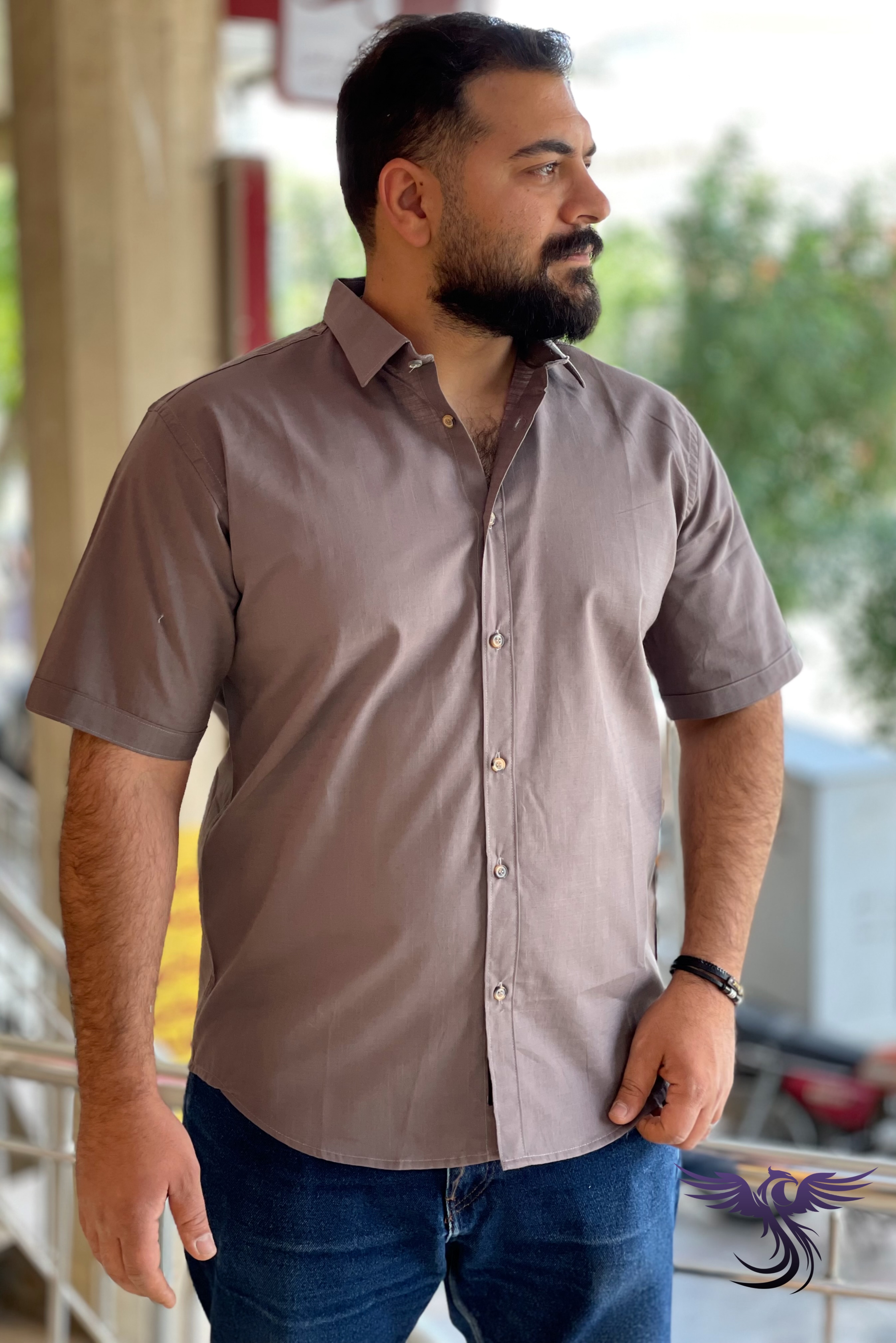 پیراهن نخی مردانه تابستانی
